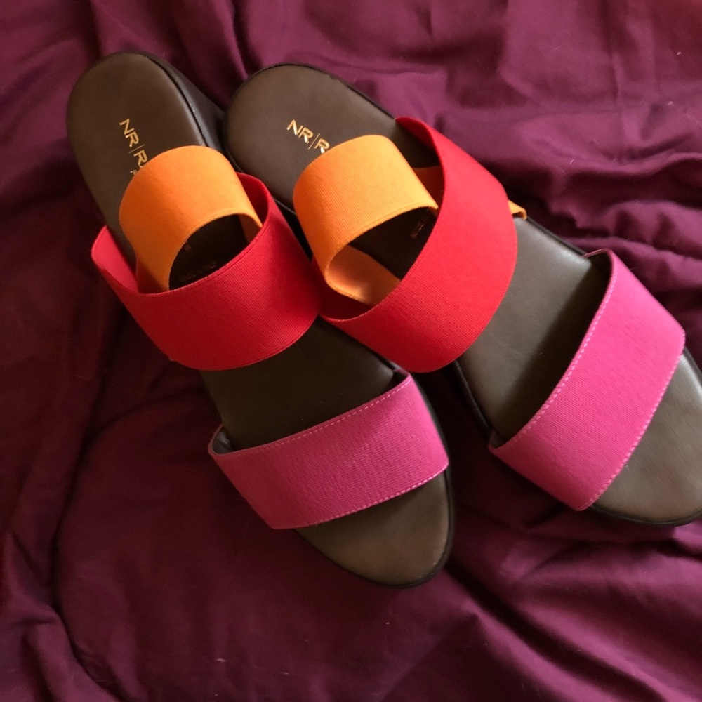 Strappy wedges